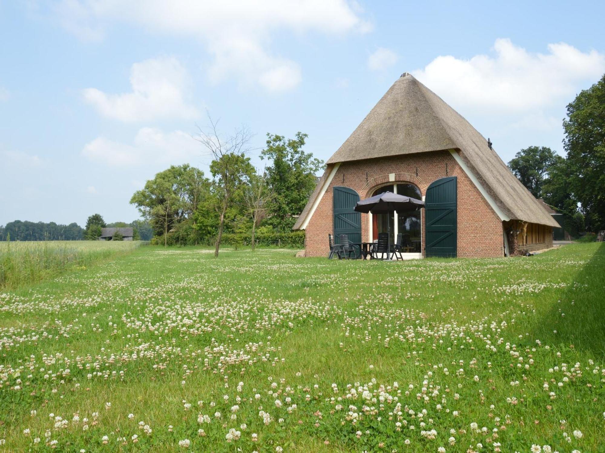 Quaint Farmhouse In Geesteren With Meadow View Екстериор снимка